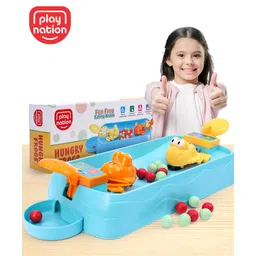 Play Nation Hungry Frog Beads Eating Board Game Multicolour - 17 Pieces-picture-37