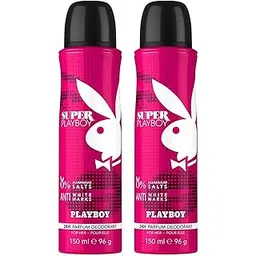 Playboy Super Women Deodorant Spray 150ml (Pack of 2)-picture-47