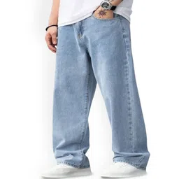 Playfeel Men Jean Regular Fit Mid-Rise Low Distress Jeans-picture-37