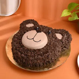 Playful Bear Face Designer Theme Cake-picture-17