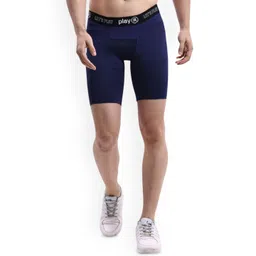 playR Men Skinny Fit Mid-Rise Training or Gym Sports Shorts-picture-25