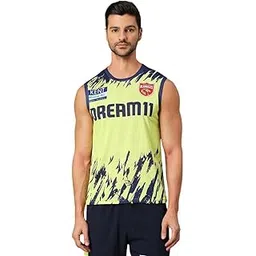 playr Men's Sports Regular Fit PBKS Cut Sleeve Jersey-picture-47