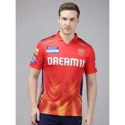 playR PBKS Fan Printed  Polo Collar Dri-FIT Jersey T-shirt-picture-13