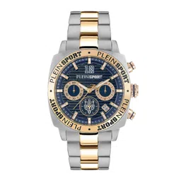 PLEIN SPORT Men Dial & Stainless Steel Bracelet Style Straps Analogue Watch PSGBA1223-picture-10