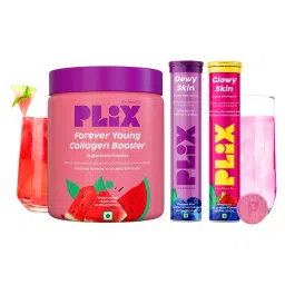 PLIX - THE PLANT FIX Youthful Glow Combo - Collagen Builder Pack of 200g Powder, Hyaluronic Acid and Skin Glow Glutathione 15 Effervescent Tablets Supports Skin Elasticity, Firmness-picture-13