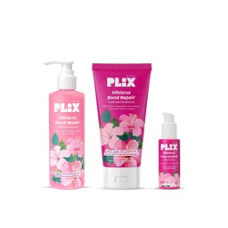 PLIX THE PLANT FIX Set Of 3 Hibiscus Frizz Control, Shampoo & Conditioner-picture-45