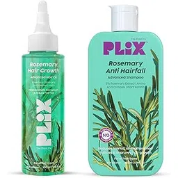 PLIX - THE PLANT FIX Rosemary Hair Growth Advanced Oil & Rosemary Advanced Anti Hair Fall Shampoo | for Reducing Hair Loss & Breakage | All Hair Types l Dermatologically Tested-picture-22