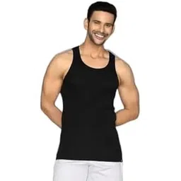 pluck Plain Solid Gym Vest for Men-picture-19