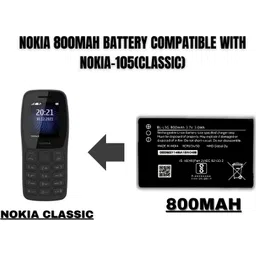 plugkit Mobile Battery For NOKIA 105 CLASSIC::SS::DS-picture-33