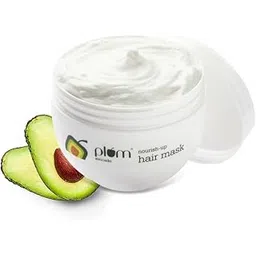 Plum Avocado NourishUp Hair Mask For FrizzFree Hair Contains Avocado Oil Argan Oil Shea Butter Hair Spa Treatment For Smooth Hair 100 Vegan, White, 250 gram-picture-28