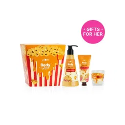 Plum BodyLovin' Caramel Popcorn Gift Set - Body Wash, Hand Cream & Scented Candle-picture-16