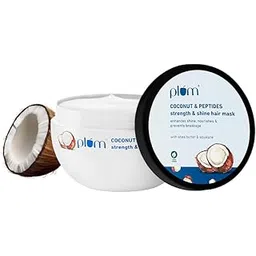 Plum Coconut Hair Mask | For Rough, Dry And Frizzy Hair | With Coconut Oil, Peptides & Shea Butter I Hair Spa For Women & Men I 200G, 1 Count-picture-24