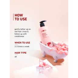 Plum Hibiscus & Ceramides Long & Healthy Shampoo - 250 ml image 3