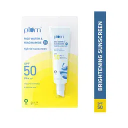 plum Niacinamide & Rice Water Hybrid Face Sunscreen with SPF 50 PA+++-picture-44