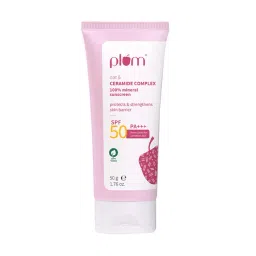 Plum Oat & Ceramide Complex 100% Mineral Sunscreen SPF 50 PA+++ - 50 gm-picture-17