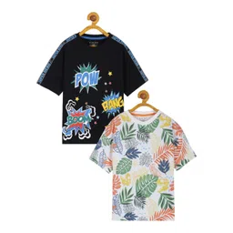 PLUM TREE Boys 2 Printed Tropical T-shirt-picture-18