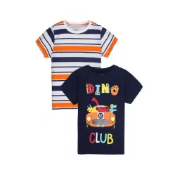 Plum Tree Boys Multicolor Printed T-Shirt (Pack Of 2)-picture-30