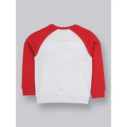 PLUM TREE Boys Off White Printed Sweatshirt image 3