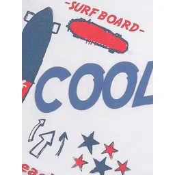 PLUM TREE Boys Off White Printed Sweatshirt image 2