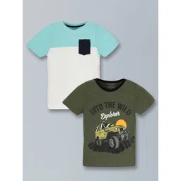 PLUM TREE Boys Printed Pack of 2 T-shirt-picture-27