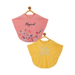 PLUM TREE Girls Floral 2 Printed Extended Sleeves T-shirt-picture-15