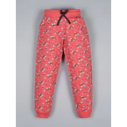 PLUM TREE Girls Floral Printed Cotton Mid-Rise Jogger-picture-25