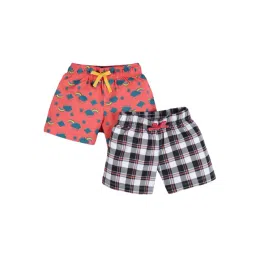 Plum Tree Kids Multicolor Printed Shorts (Pack of 2)-picture-11