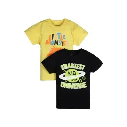 Plum Tree Kids Multicolor Printed T-Shirt (Pack Of 2)-picture-19