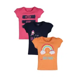 Plum Tree Kids Multicolour Cotton Printed T-Shirts-picture-20