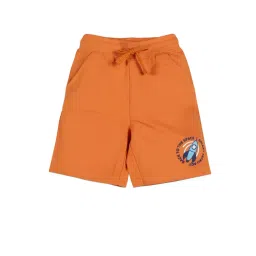 Plum Tree Kids Orange Solid Shorts-picture-45