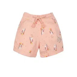 Plum Tree Kids Peach Printed Shorts-picture-26