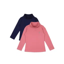 Plum Tree Kids Pink & Navy Printed Tops-picture-19
