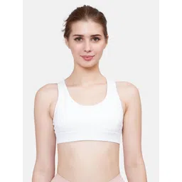 PLUMBURY Full Coverage All Day Comfort Removable Padding Rapid-Dry Workout Bra-picture-26