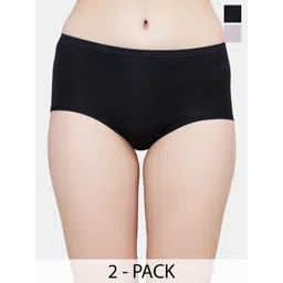 PLUMBURY Pack Of 2 Mid-Rise Hipster Briefs-PLPANTY805BL/GRS-picture-19