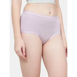 PLUMBURY Pack Of 2 Mid-Rise Hipster Briefs-PLPANTY805PEACH/GRS image 3