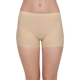 plumbury Women's Ice Silk Seamless Boyshort Panty, Free Size (Pack of 2)-picture-37