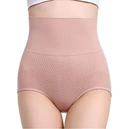 plumbury Women's Seamless Spandex High Waist Tummy Control Hipster Panty,Free Size-picture-33