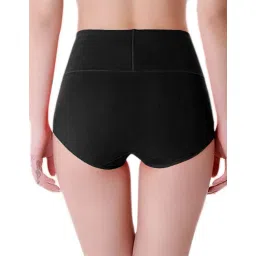 plumbury Women's Cotton High Waist Full Coverage Panty, Size M-XXL (Pack of 3 Panty) image 1
