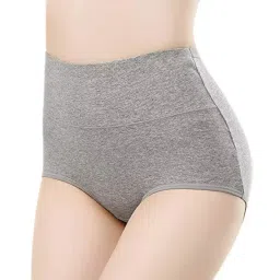 plumbury Women's Cotton High Waist Full Coverage Panty, Size M-XXL (Pack of 3 Panty) image 3