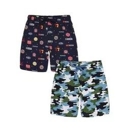 plumtree Boys Pack of 2 Camouflage Shorts-picture-11