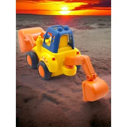 PLUSPOINT Kids Excavator Bulldozer Friction Powered Construction Truck Vehicle-picture-53