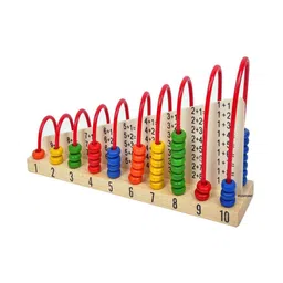 PLUSPOINT Wooden Abacus Calculation Shelf - Multicolour-picture-23