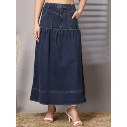 plusS A-Line Maxi Skirt-picture-14