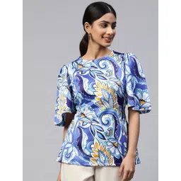 plusS Floral Print Top-picture-21
