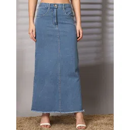 plusS Women A-Line Maxi Skirts-picture-12