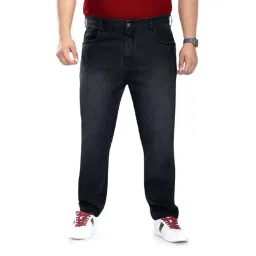 Pluss Tribe Black Loose Fit Jeans-picture-14