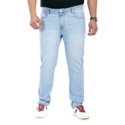 Pluss Tribe Blue Loose Fit Jeans-picture-42