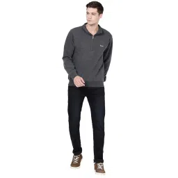 plutus Full Sleeve Solid Sweatshirt for Men's image 4