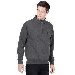 plutus Full Sleeve Solid Sweatshirt for Men's image 2