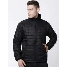 Plutus Women Black Solid Water Resistant Puffer Jacket-picture-31